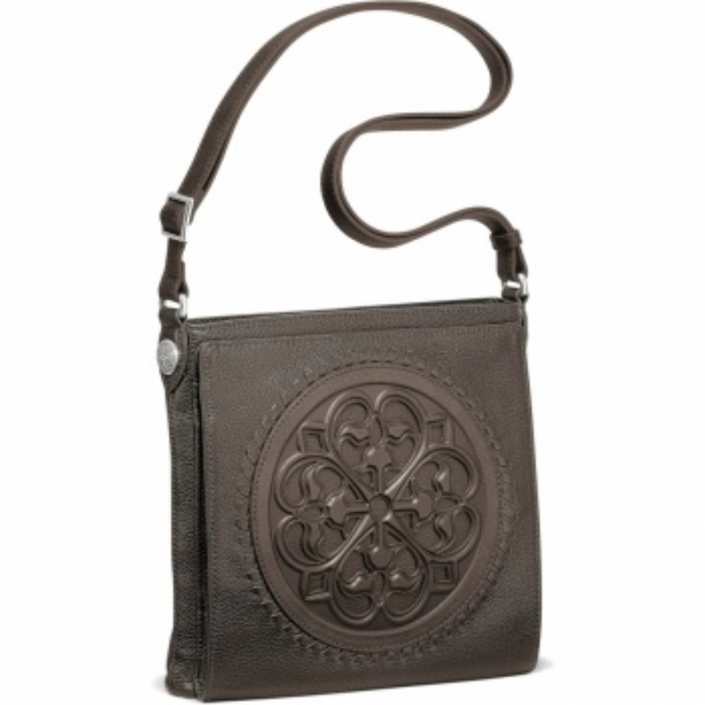 Brighton Ferrara Cross Body Organizer Bronze Color